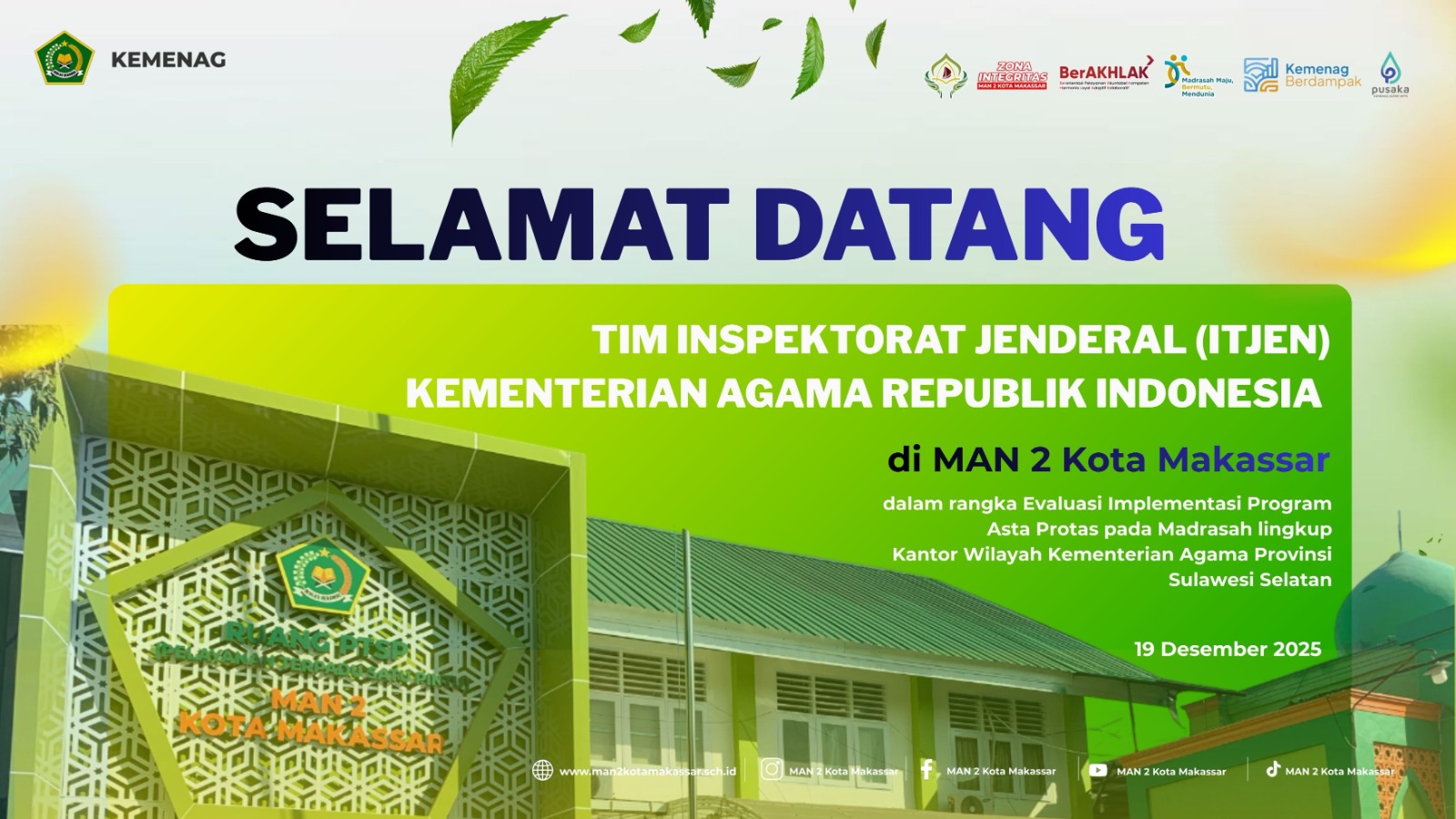 Menerima Kunjungan Itjen