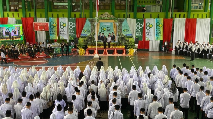 Upacara HAB Ke-80 Kanwil Kemenag Sulsel