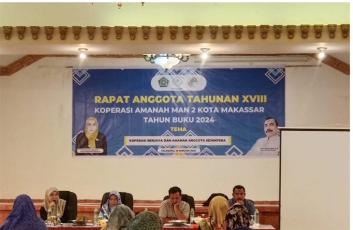 RAT Koperasi Karyawan Amanah MAN 2 Kota Makassar