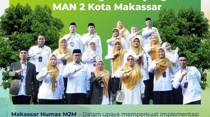 Tenaga Ahli Menag Bersilaturahmi di MAN 2 Kota Makassar, Berikan Penguatan Ekoteologi dan KBC