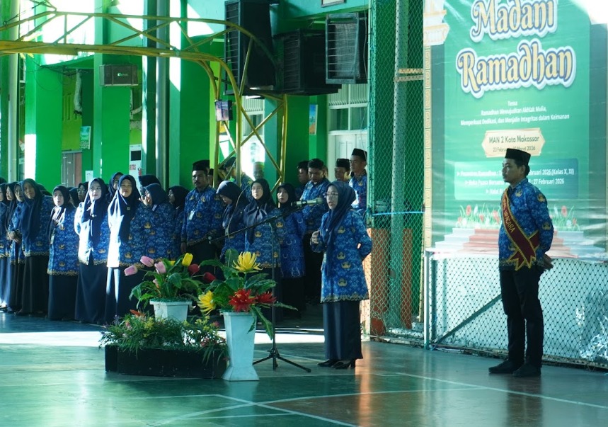 Momentum HKN di MAN 2 Kota Makassar: Mengokohkan Kedisiplinan Siswa 