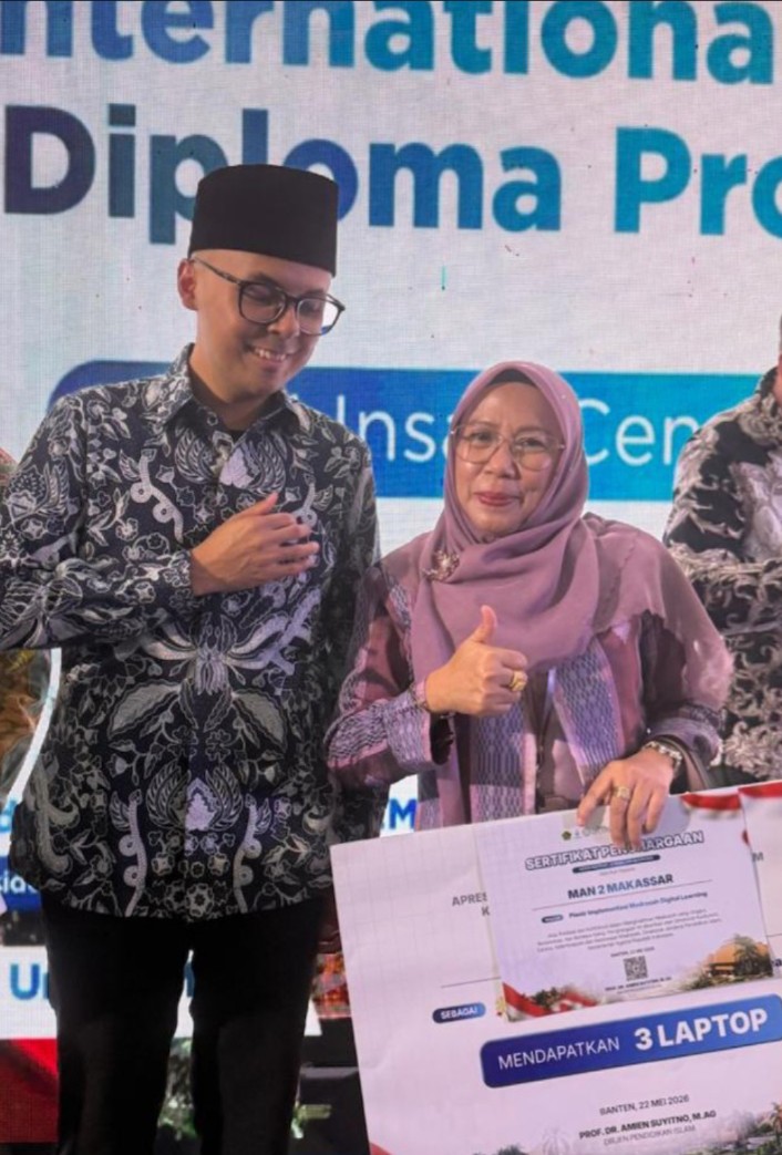 MAN 2 Kota Makassar Dinobatkan sebagai Madrasah Unggulan Nasional, Pionir Madrasah Digital Learning 
