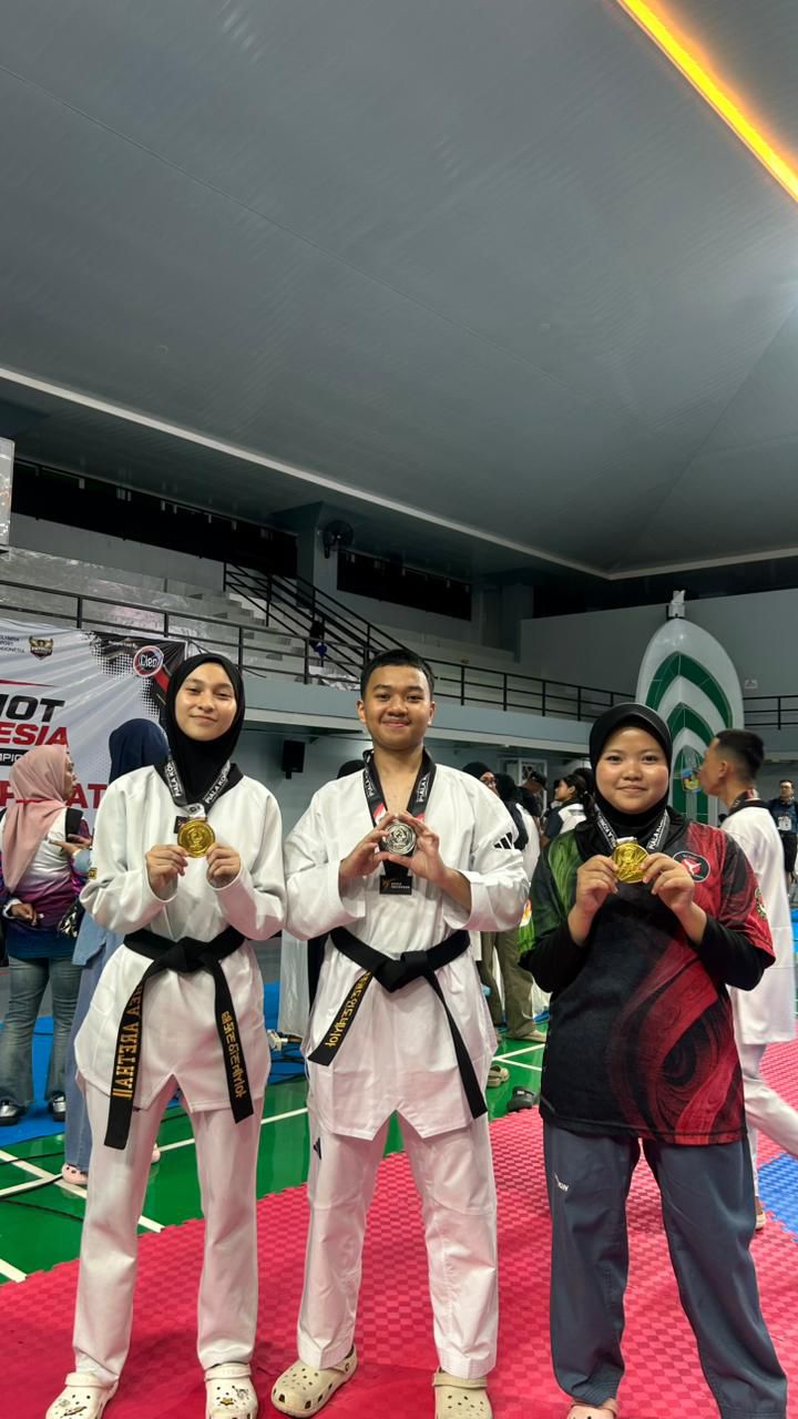 Madrasah Jawara! Atlet Taekwondo MAN 2 Kota Makassar Borong 3 Medali di Piala KONI Pusat 2026