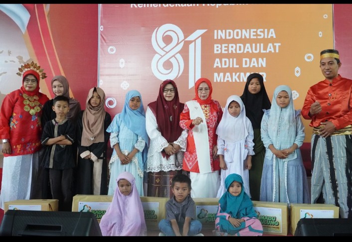 HUT ke-81 Kemerdekaan RI, MAN 2 Kota Makassar Berbagi Bersama Anak Pemulung