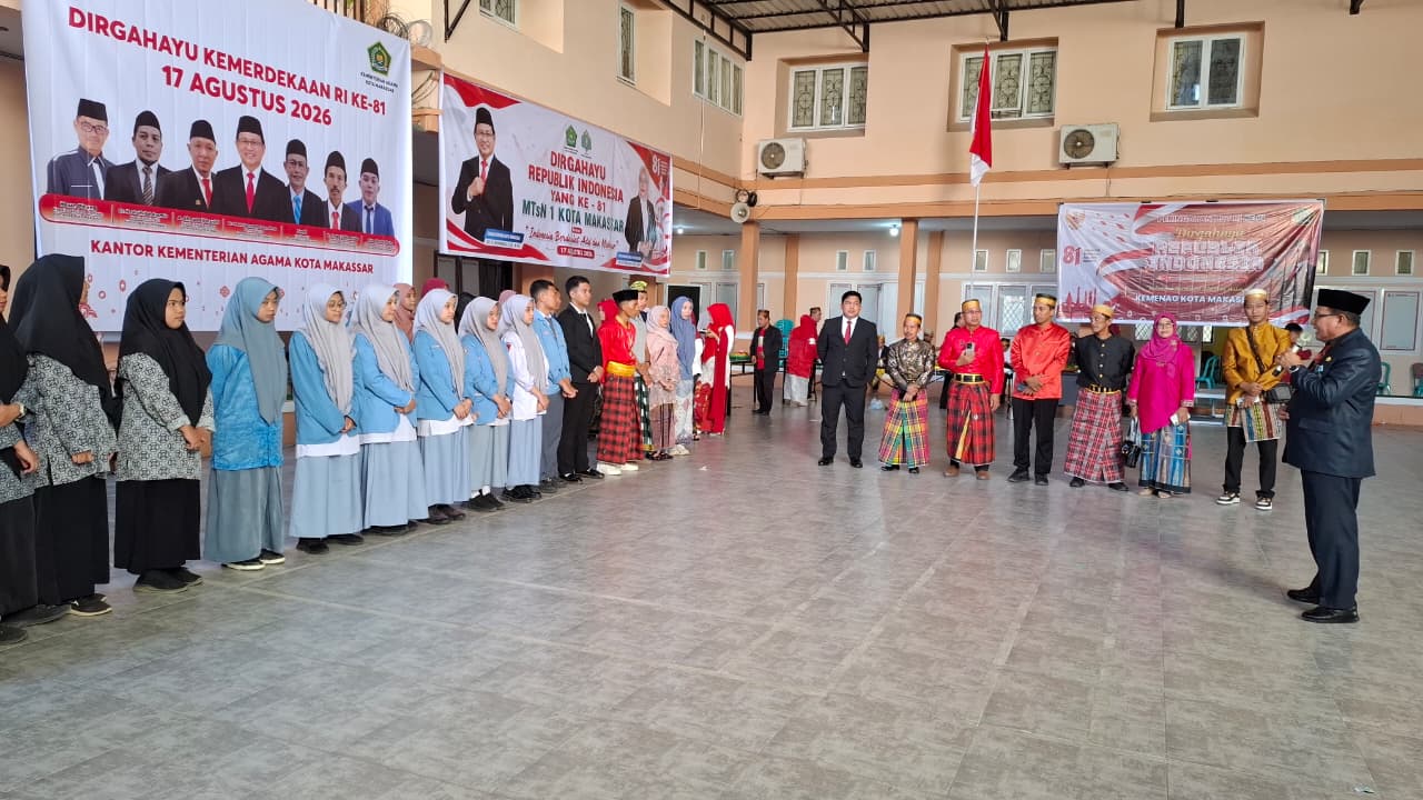 Kakankemenag Kota Makassar Apresiasi Murid Berprestasi MAN 2 Kota Makassar di HUT RI ke-81