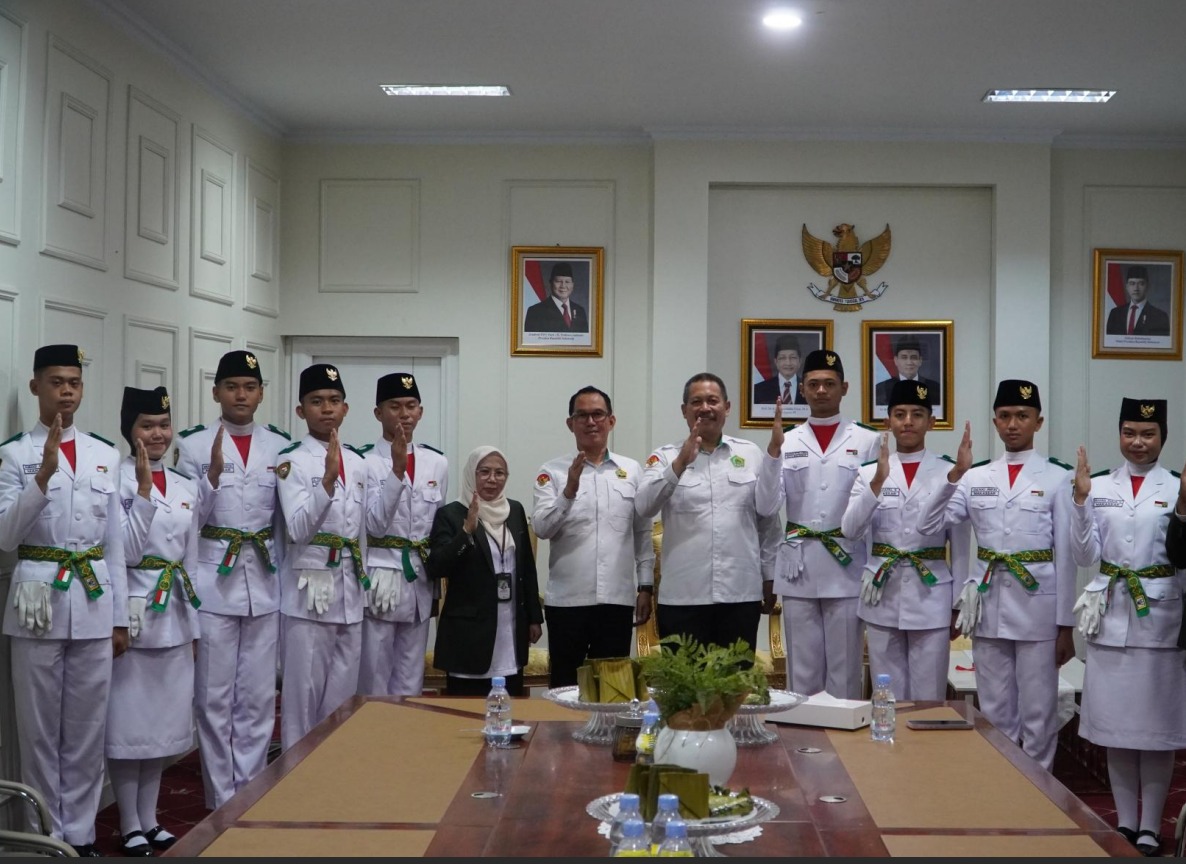 Sukses Jalankan Tugas Paskibraka, 9 Murid MAN 2 Makassar Disambut Kakanwil Kemenag Sulsel
