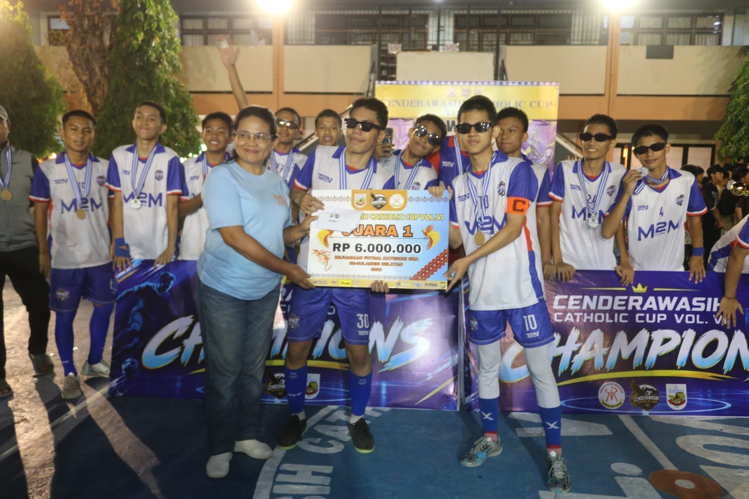 MAN 2 Kota Makassar Juara 1! Tim Futsal Sukses Borong Gelar Tertinggi di Ajang TripleC Vol.6